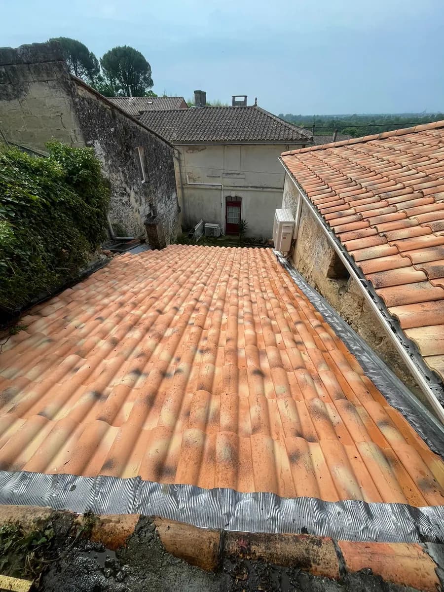 Réfection complète toiture bâtisse ancienne à Villenave-d'Ornon